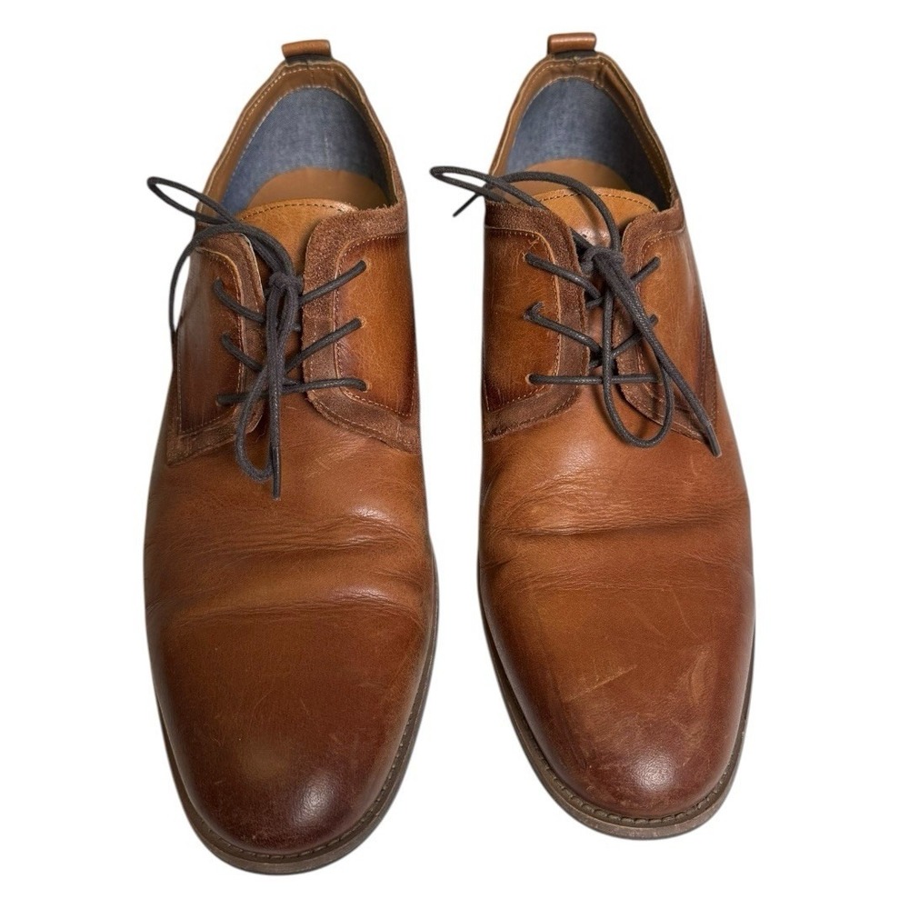 SONOMA Goods for Life Men's Brown Leather Dress Shoes - Size 13